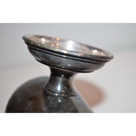 Vtg William Adams EPOC Sheffield England Silver Sugar Scuttle w/Floral Chasing - Picture 14 of 15